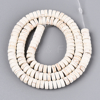Synthetic Howlite Beads Strands G-N352-08C-1