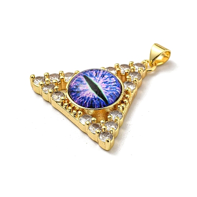 Real 18K Gold Plated Brass Pendants KK-L209-007G-09-1