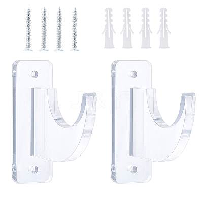 Acrylic Wall Mounted Sword Holder Display AJEW-WH0459-27-1