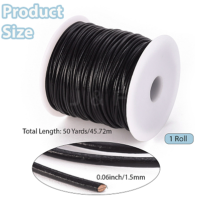 1 Roll Cowhide Leather Jewelry Cord WL-CL0001-03B-01-1
