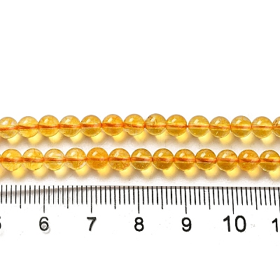 Natural Quartz Crystal Beads Strands G-C076-4mm-6-1