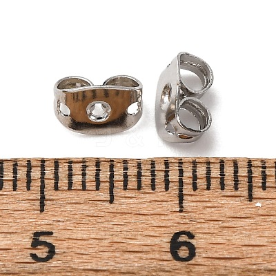 Brass Ear Nuts KK-C119-13B-P-1