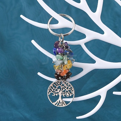Natural Gemstone Keychain X-KEYC-JKC00163-02-1