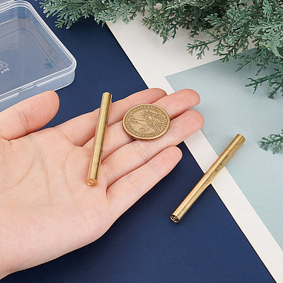 2Pcs Single-Sided Engraving Wax Seal Brass Stamp AJEW-OC0005-40C-1