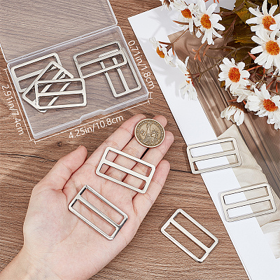 10Pcs Alloy Buckle Clasps FIND-BBC0002-42C-1