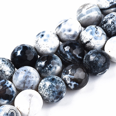 Natural Fire Crackle Agate Beads Strands G-N326-92-1