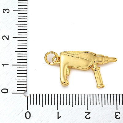 Rack Plating Brass Pendants KK-Z063-30G-G-1