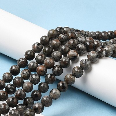 Natural Fluorescent Syenite Rock(Glow under UV Light) Beads Strands G-K340-A05-05-1