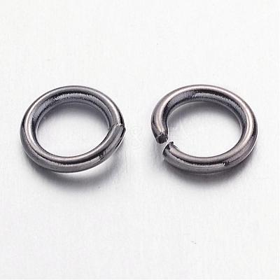 90pcs Brass Open Jump Rings X-JRC6MM-B-1