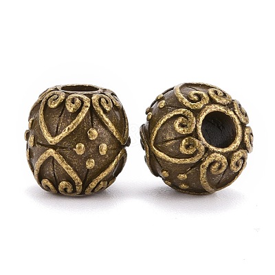 Tibetan Style Alloy European Beads TIBE-I025-19AB-1