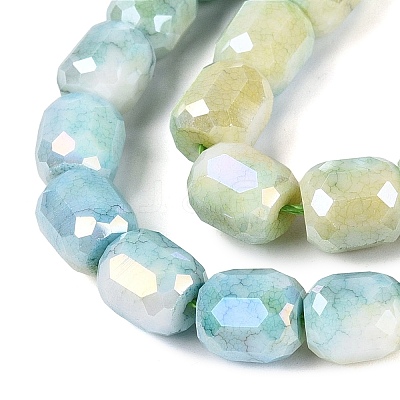 Anti-Tarnish Electroplate Glass Beads Strands EGLA-N027-03A-02-1
