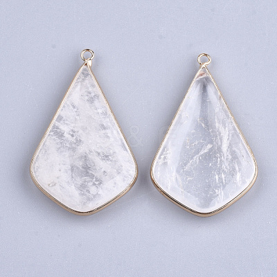 Natural Quartz Crystal Big Pendants G-S344-28C-1