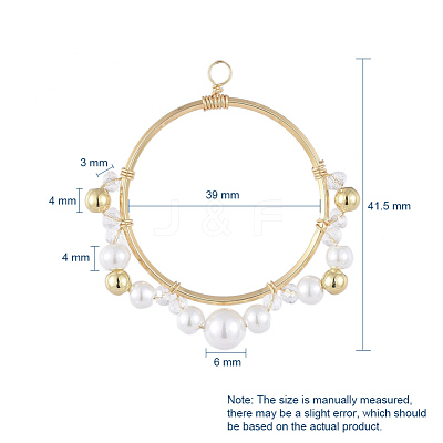 Brass Pendants PALLOY-JF00412-1