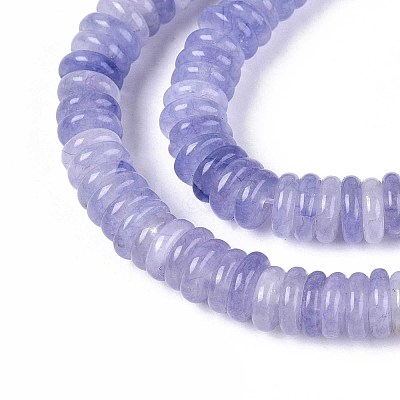Dyed Natural White Jade Beads Strands G-T142-6mm-05G-1