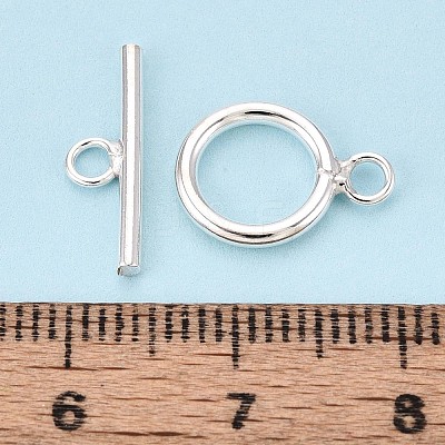 925 Sterling Silver Toggle Clasps STER-T008-51S-1