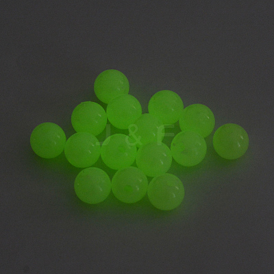 Luminous Acrylic Round Beads LACR-R002-5mm-01-1