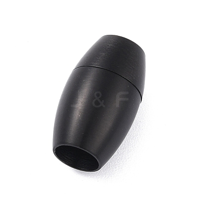 Ion Plating(IP) 304 Stainless Steel Magnetic Clasps with Glue-in Ends STAS-F276-01EB-1