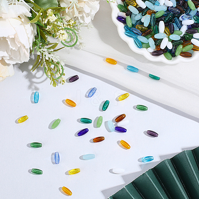 600Pcs 12 Styles Transparent & Opaque Colours Glass Seed Beads SEED-PA0001-15-1