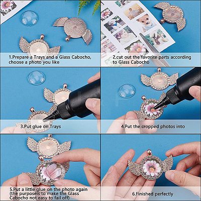 DIY Pendant Necklace Making Kits DIY-NB0003-99-1