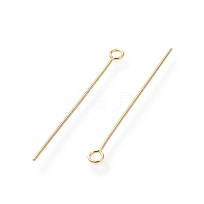 304 Stainless Steel Eye Pins STAS-G205-02B-G-1