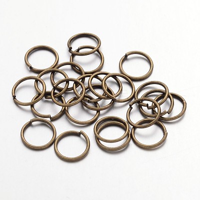 Iron Open Jump Rings JRAB8mm-NF-1