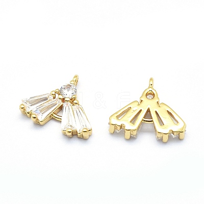 Eco-Friendly Brass Charms KK-P155-27-NR-1