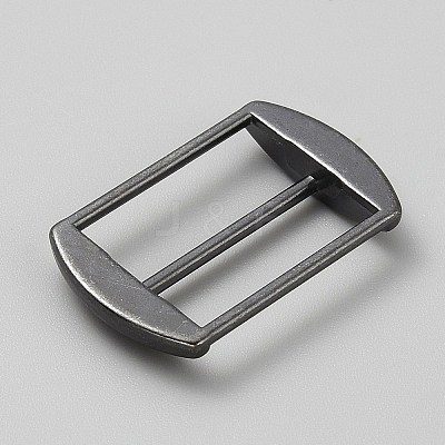 Alloy Tri-Glide Adjuster Buckles FIND-WH0139-378B-1