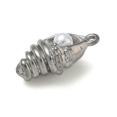 304 Stainless Steel Pendants STAS-F328-02D-P-1