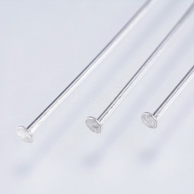 Tarnish Resistant 304 Stainless Steel Flat Head Pins STAS-F145-07P-0.6x30mm-1