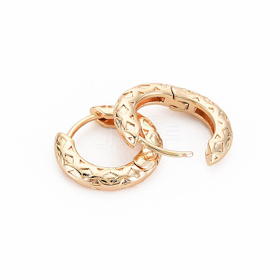 Brass Huggie Hoop Earring LS-KK-S364-278-1