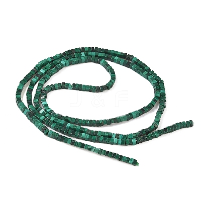 Natural Malachite Beads Strands G-G271-G01-1x1.5mm-1