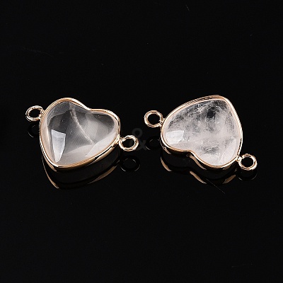 Natural & Synthetic Mixed Stone Love Heart Pendants G-T138-205M-G-1