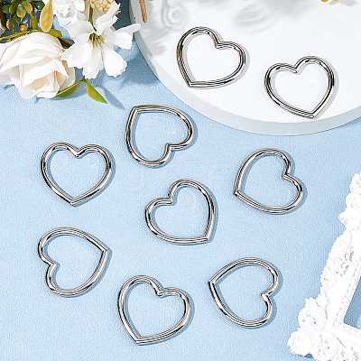 24Pcs Zinc Alloy Spring Gate Clasps FIND-HS0001-40P-1