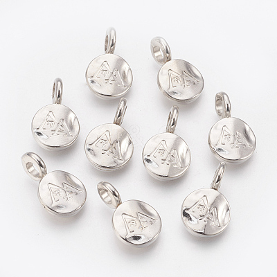 Flat Round CCB Plastic Pendants CCB-J028-36P-1
