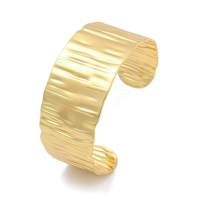 304 Stainless Steel Cuff Bangles for Women BJEW-Z097-11G-1