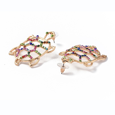 Alloy Stud Earrings for Women EJEW-J045-06LG-1