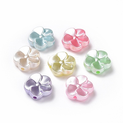 Imitation Pearl Acrylic Beads OACR-E013-26-1