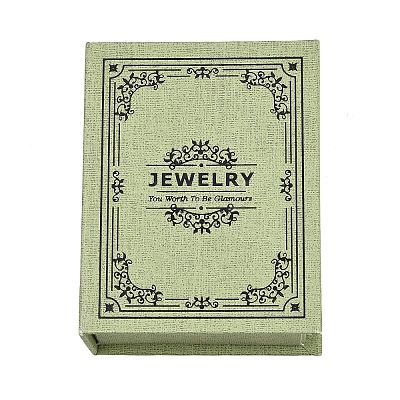 Floral Printed Paper Jewelry Display Magnetic Cases CON-K015-03A-02-1