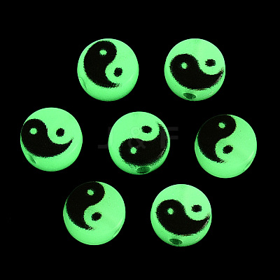 Luminous Transparent Acrylic Beads LACR-T001-01-1