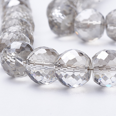 Electroplat Glass Beads Strands X-EGLA-Q092-8mm-A05-1