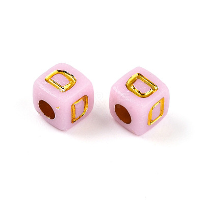 Plating Acrylic Beads OACR-N140-01D-D-1