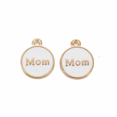 Mother's Day Alloy Enamel Charms ENAM-T016-11E-RS-1