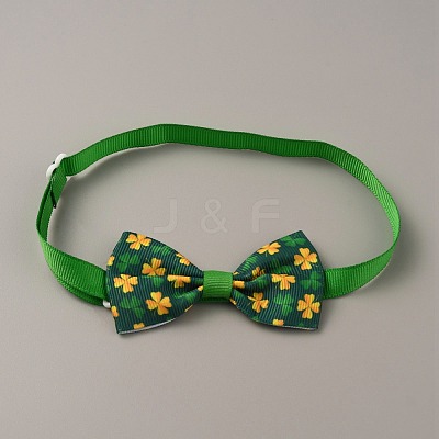 Adjustable Cloth Pet Bow Ties AJEW-WH0258-563N-1