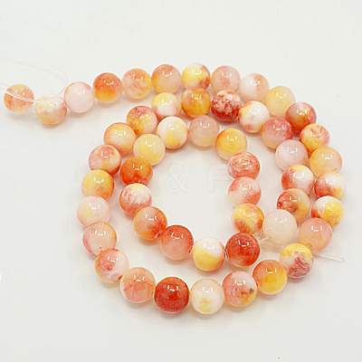 Natural Persian Jade Beads Strands X-G-D434-6mm-11-1