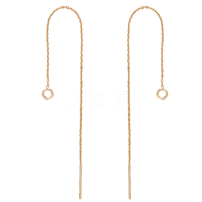 16Pcs Rack Plating Brass Stud Earring Findings KK-BBC0009-79-1