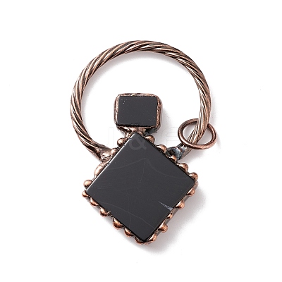 Natural Black Onyx Big Pendants G-I324-08R-1