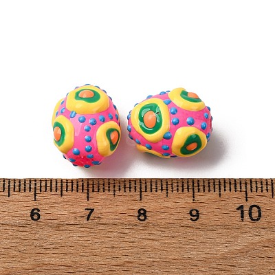 Glass Enamel Beads GLAA-C038-01C-1