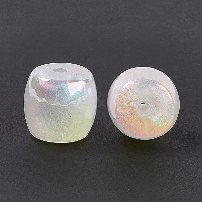 Opaque Acrylic Beads OACR-C009-01F-1