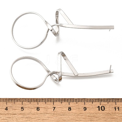 Tarnish Resistant 304 Stainless Steel Stud Earrings EJEW-L215-48P-1