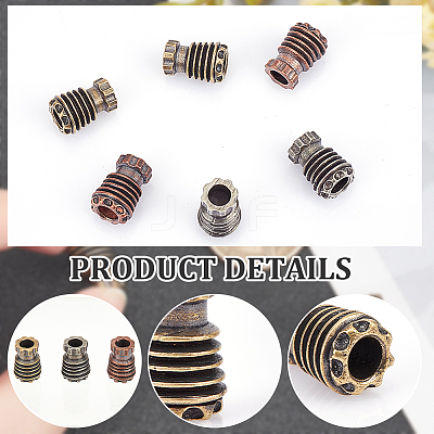 6Pcs 3 Color EDC Brass Knife String Pendant Light Parachute String Tool KK-NB0002-90-1